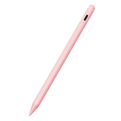 Picture of Stylus Pen for iPad 9th&10th Generation-2X Fast Charge Active Pencil Compatible with 2018-2023 Apple Pro11&12.9 inch, Air 3/4/5,iPad 6-10,iPad Mini 5/6 Gen-Pink