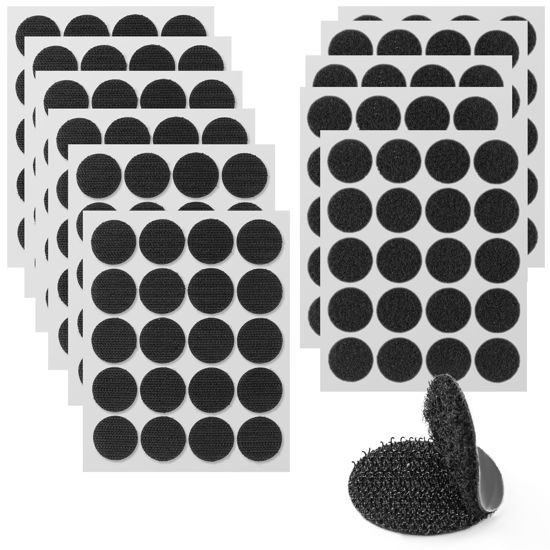 GetUSCart Art3d 40 Sets Hook and Loop Adhesive Dots,1 in. x 1 in