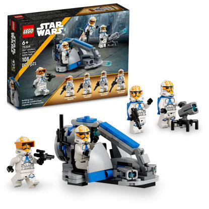 Picture of LEGO Star Wars 332nd Ahsoka’s Clone Trooper Battle Pack 75359 Building Toy Set with 4 Star Wars Figures Including Clone Captain Vaughn, Star Wars Toy for Kids Ages 6-8 or Any Fan of The Clone Wars