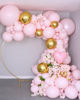 Picture of 140Pcs Pastel Pink Balloons Baby Pink Balloon Garland Arch Kit 5/10/12/18 Inch Latex Pink Balloons Different Sizes as Gender Reveal Baby Shower Birthday Wedding Valentine's Day Party Decorations