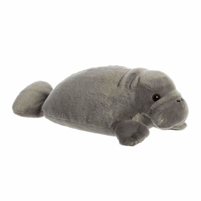 Picture of Aurora® Adorable Flopsie™ Manny Manatee™ Stuffed Animal - Playful Ease - Timeless Companions - Gray 12 Inches