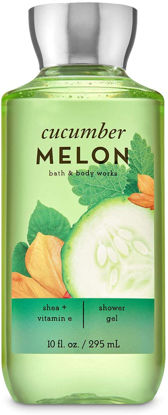 Picture of Bath & Body Works Cucumber Melon Shower Gel, 10 Ounce, Blue