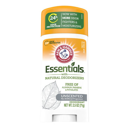 Picture of ARM & HAMMER Essentials Natural Deodorant Unscented 2.50 oz ( Pack of 8)