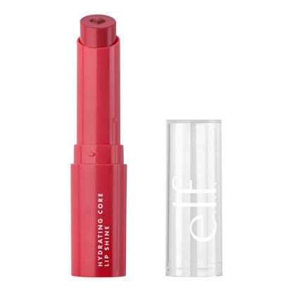 Picture of e.l.f. Hydrating Core Lip Shine, Lip Balm For A Sheer Tint Of Color & Soft Shine, Infused With Moisturizing Vitamin E, Vegan & Cruelty-Free, Lovely