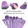 Picture of Makeup Brushes 22 Pcs Makeup Kit,Foundation Brush Eyeshadow Brush Make up Brushes Set (Purple, 22 Piece Set Large)