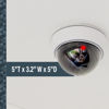 Picture of SABRE Fake Dome Security Camera, Flashing Red Light For Nighttime Visibility, Realistic Design Deters Intruders, Battery Operated, No Wiring Required, Fake Dummy Camera, White