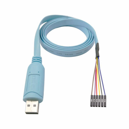 Picture of DSD TECH SH-U09BL USB to TTL Serial Cable with CP2102N Chip 1.2M/4FT