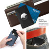 Picture of 2PCS Card Case for AirTag Tag Card Flex Credit Card Size Wallet Case Holder for AirTag for Purse, Handbag, Backpack Wallet, Clutch, Wristlet (Black)