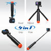 Picture of SOONSUN 4-in-1 Floating Selfie Stick for GoPro Hero 11, 10, 9, 8, 7, 6, 5, 4, 3, Max, Fusion, Session, DJI OSMO, AKASO, Insta360 - Use as Floating Handle, Extendable Monopod, Hand Grip, Tripod Stand