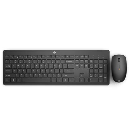 Picture of HP 230 Wireless Mouse and Keyboard Combo - 2.4GHz Wireless Connection - Long Battery Life - Durable & Low-Noise Design - Windows & Mac OS - Adjustable 1600 DPI - Numeric Keypad (18H24AA#ABA)