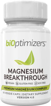 Picture of BiOptimizers Magnesium Breakthrough Supplement 4.0 - Has 7 Forms of Magnesium: Glycinate, Malate, Citrate, and More - Natural Sleep and Brain Supplement - 60 Capsules