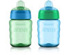 Picture of Philips AVENT My Easy Sippy Cup with Soft Spout and Spill-Proof Design, Blue/Green, 9oz, 2pk, SCF553/25