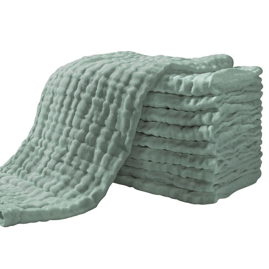GetUSCart Yoofoss Muslin Burp Cloths for Baby 10 Pack 100 Cotton