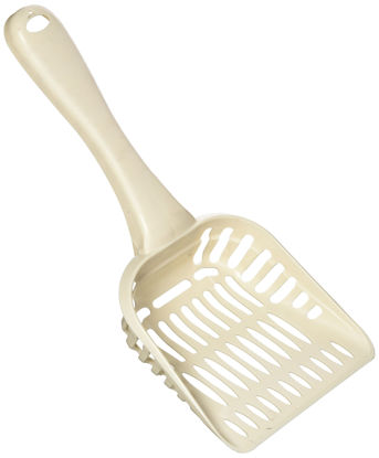 Picture of Petmate Litter Scoop for Cats, Jumbo Size, Bleached Linen