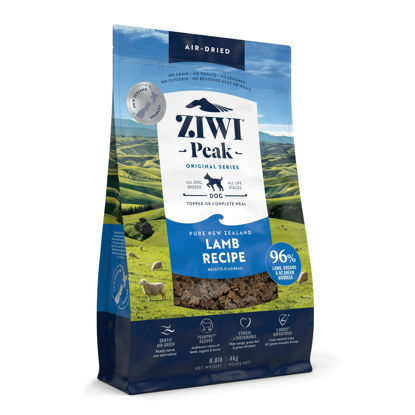 Picture of ZIWI Peak Air-Dried Dog Food - All Natural, High Protein, Grain Free and Limited Ingredient with Superfoods (Lamb, 8.8 lb)