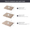 Picture of Bedsure Large Dog Bed for Large Dogs - Big Orthopedic Waterproof Dog Beds with Removable Washable Cover, Egg Crate Foam Pet Bed Mat, Suitable for Dogs Up to 75 lbs, Light Brown