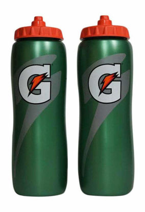 Picture of Gatorade 32 Oz Squeeze Water Sports Bottle - Pack of 2 - New Easy Grip Design