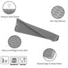 Picture of MicoYang Silicone Dish Drying Mat for Multiple Usage,Easy clean,Eco-friendly,Heat-resistant Silicone Mat for Kitchen Counter,Sink,Bar,Bottle,or Cup Grey M 17 inches x 6 inches