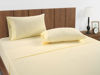 Picture of LANE LINEN 100% Organic Cotton Twin Sheets Set 3-Piece Pure Percale Long Staple Bedding Breathable Fits Mattress Upto 15" Deep - Vanilla
