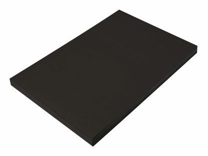Picture of Prang (Formerly SunWorks) Construction Paper, Black, 12" x 18", 100 Sheets