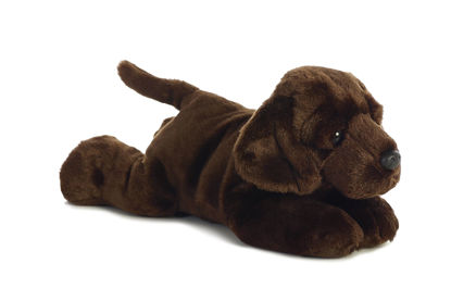 Picture of Aurora® Adorable Flopsie™ Max™ Chocolate Lab Stuffed Animal - Playful Ease - Timeless Companions - Brown 12 Inches