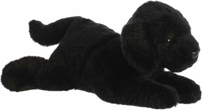 Picture of Aurora® Adorable Flopsie™ Black Labrador Stuffed Animal - Playful Ease - Timeless Companions - Black 12 Inches
