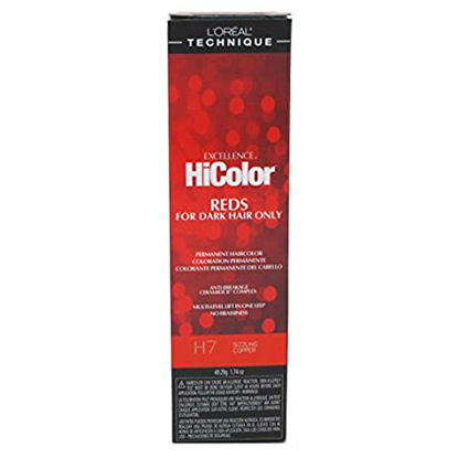 Picture of Loreal Excellence Hicolor H07 Tube Sizzling Copper 1.74 Ounce (51ml) (3 Pack)