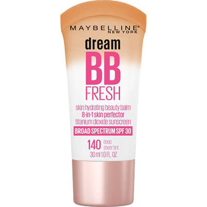 Picture of Maybelline New York Dream Fresh Skin Hydrating BB Cream, 8-in-1 Skin Perfecting Beauty Balm With Broad Spectrum Spf 30, Sheer Tint Coverage, Oil-Free, Deep, 1 Fl Oz