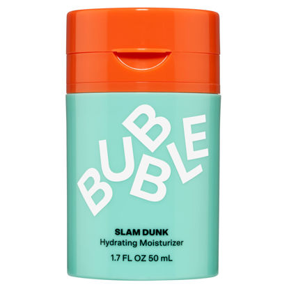 Picture of Bubble Skincare Slam Dunk Hydrating Facial Moisturizer - Natural Aloe Juice + Avocado Oil for Skin Hydration and Blue Light Protection - Daily Face Moisturizer for Sensitive Skin (50ml)