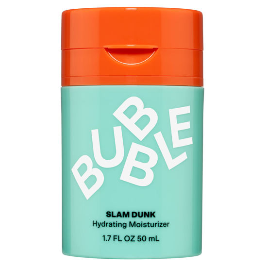 Picture of Bubble Skincare Slam Dunk Hydrating Facial Moisturizer - Natural Aloe Juice + Avocado Oil for Skin Hydration and Blue Light Protection - Daily Face Moisturizer for Sensitive Skin (50ml)