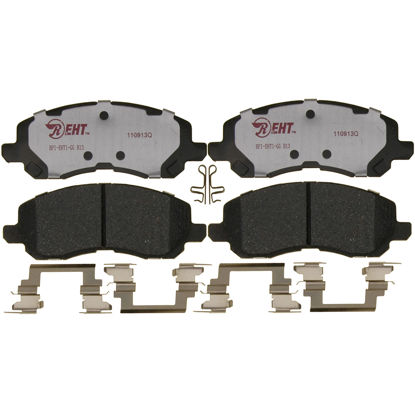 Picture of Premium Raybestos Element3 EHT™ Replacement Front Brake Pad Set for Select Mitsubishi ASX/Eclipse/Galant/Lancer/Outlander/RVR, Dodge Caliber/Stratus, Jeep Patriot/Compass, and Chrysler Sebring Model Years (EHT866H)