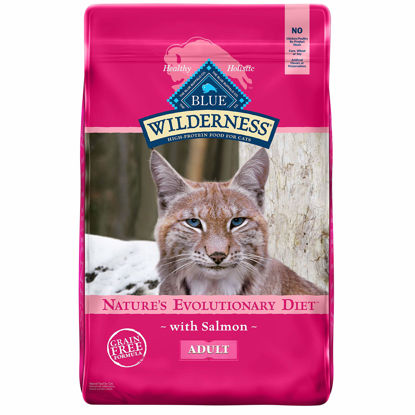 Picture of Blue Buffalo Wilderness High Protein, Natural Adult Dry Cat Food, Salmon 11-lb