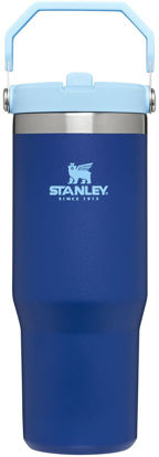 Picture of Stanley IceFlow Stainless Steel Tumbler with Straw, Vacuum Insulated Water Bottle for Home, Office or Car, Reusable Cup with Straw Leakproof Flip (Lapis)