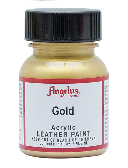 Picture of Angelus Acrylic Leather Paint Gold 1oz