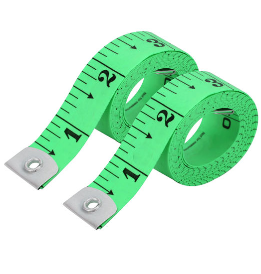 Tape Measure 2Pack, Measuring Tape for Body Measurement Retractable, Soft Tape Measure Set for Sewing Tailor Craft Cloth Fabric, 150 cm/60 inch