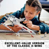 Picture of LEGO Star Wars Luke Skywalker's X-Wing Fighter 75301 Building Toy Set - Princess Leia Minifigure, R2-D2 Droid Figure, Jedi Spaceship from The Classic Trilogy Movies, Great Gift for Kids, Boys, Girls