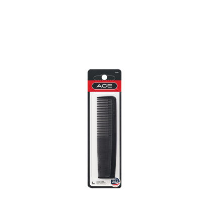 Picture of ACE Hair Comb, 5-Inch Fine Tooth Pocket Comb, Black