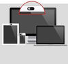 Picture of Webcam Cover [3 Pack], Oval Shape Webcam Cover Shutter Slider Plastic Camera Cover, Camera Cover Slide Webcam Cover Slide Camera Sticker for Laptop, Desktop, Computer, Smartphone Attractive Design