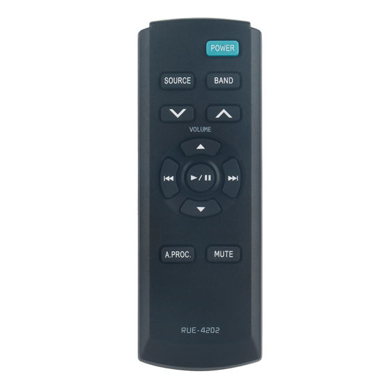 Picture of AIDITIYMI RUE-4202 Replacement Remote Control Compatible with Alpine Car Stereo CDE-HD137BT CDE-HD138BT CDE-HD148BT CDE-164BT CDE141 UTE93DAB CDE-190R IVA-D300R CDE-177BT CDE-178BT CDE 123R CDE-133BT