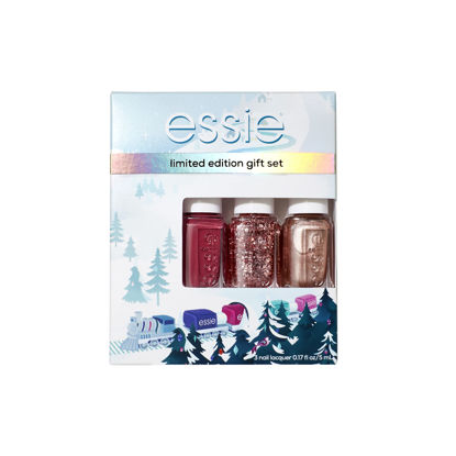 Picture of Essie Nail Polish, 8-Free Vegan, 3pc Holiday Kit, The Essie Express: Whimsical Pinks, 1 Kit
