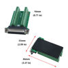 Picture of Antrader 2PCS DB25 Breakout Connector D-sub 25-pin Female Adapter RS232 to Terminal Board Signal Module