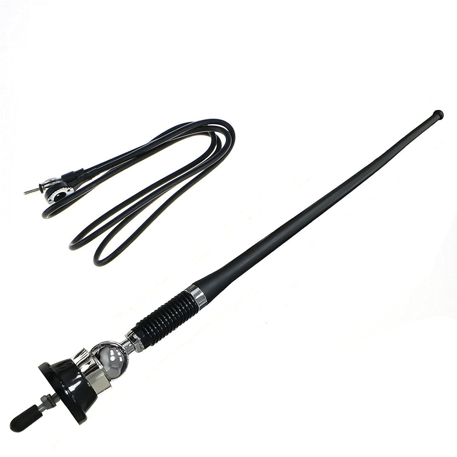 GetUSCart NC 16.9 Inch Car FM AM Radio Antenna, Flexible Mast Radio