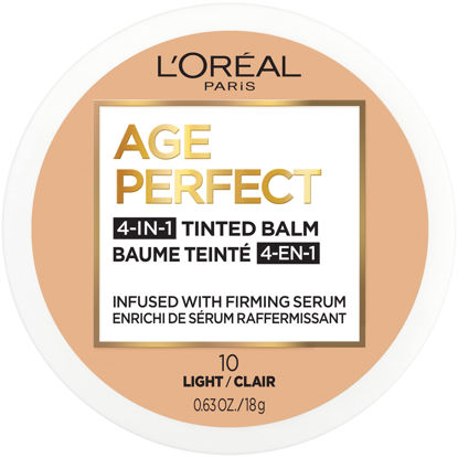 Picture of L’Oréal Paris Age Perfect 4-in-1 Tinted Face Balm Foundation with Firming Serum, Light 10, 0.61 Ounce
