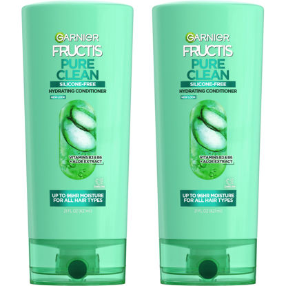 Picture of Garnier Fructis Pure Clean Hydrating Conditioner, 21 Fl Oz, 2 Count (Packaging May Vary)