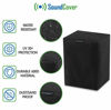 Picture of Single (1) Black Heavy Duty Outdoor Sonos Speaker Cover - Dust, Water & UV Protection for Your Sonos Play:1, Sonos One & Sonos One SL Speakers - Fits Wall Mounted Speakers