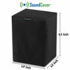 Picture of Single (1) Black Heavy Duty Outdoor Sonos Speaker Cover - Dust, Water & UV Protection for Your Sonos Play:1, Sonos One & Sonos One SL Speakers - Fits Wall Mounted Speakers