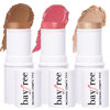 Picture of KIMUSE Multi Stick Trio Face Makeup, Cream Blush Stick for Cheeks & Lips, Contour Stick & Highlighter Makeup Sticks for All Skin
