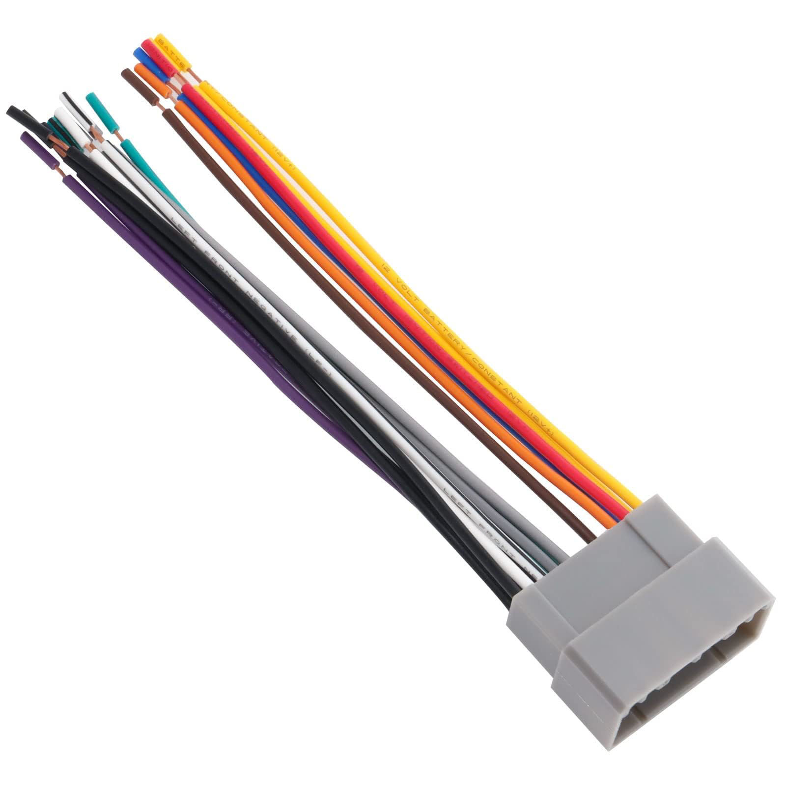 GetUSCart RED WOLF Car Stereo Wiring Harness Connector Compatible with