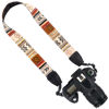 Picture of Wolven Pattern Canvas Camera Neck Shoulder Strap Belt Compatible With All DSLR/SLR/Men/Women etc, Yellow