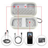 Picture of MP3 & MP4 Player Case for SOULCKER/G.G.Martinsen/Grtdhx/iPod Nano/Sandisk Music Player/Sony NW-A45 and Other Music Players with Bluetooth. Fit for Earbuds, USB Cable, Memory Card - White
